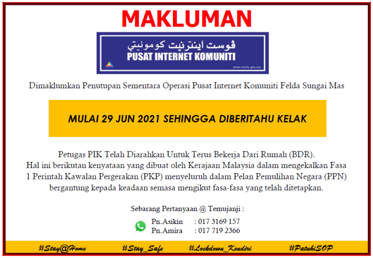 notis tutup lockdown 3